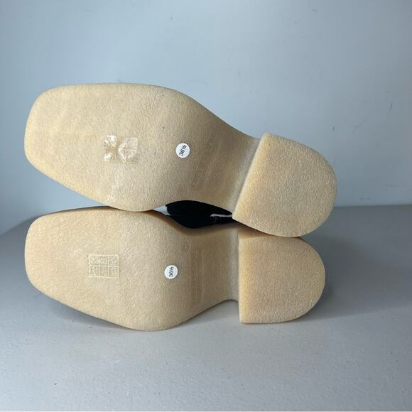 Free People Black Suede Gigi Ankle Boots 36.5/6.5 - Picture 8 of 9